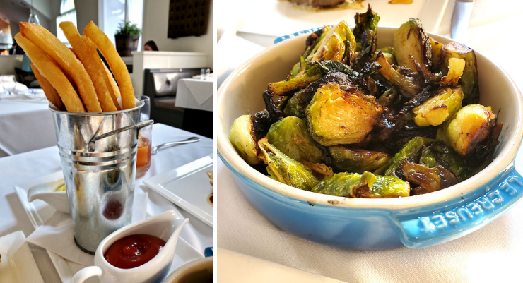 Cape Dutch | Belgian Pommes Frites and Carmelized Brussels Sprouts